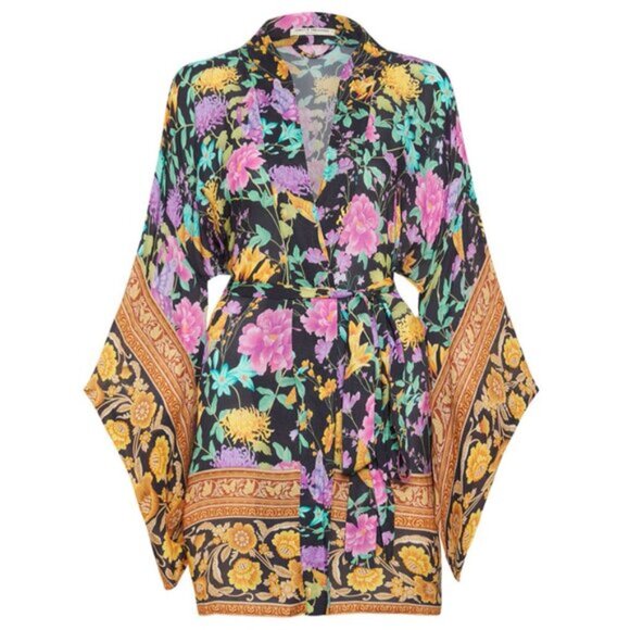 Spell & the Gypsy Collective Butterfly Firefly Short Robe SM b93E - Picture 7 of 12